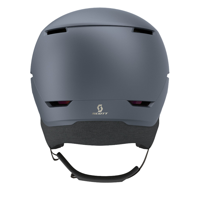 Scott Blend Plus LS skihelm met geïntegreerde skibril blauw