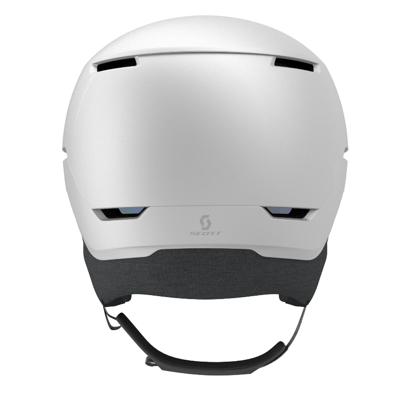 Scott Blend Plus LS skihelm met geïntegreerde skibril wit