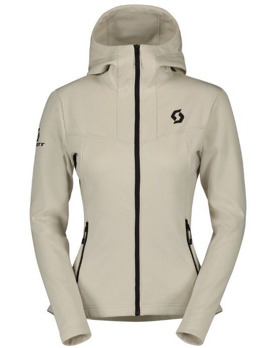 Scott Defined Mid Hoody fleece vest dames lichtgrijs