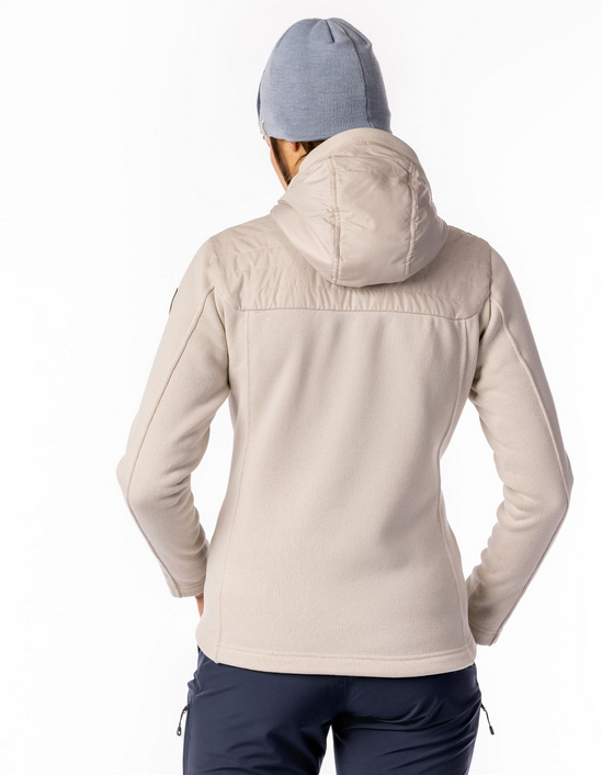 Scott Defined Optic Hoody fleece vest beige dames