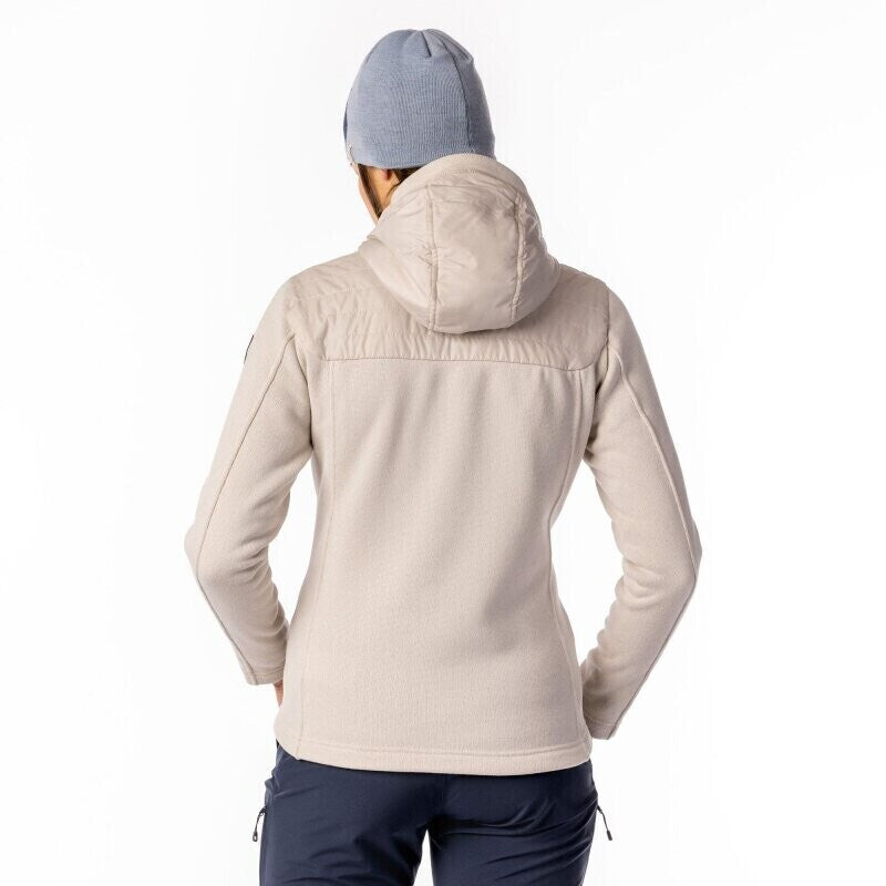 Scott Defined Optic Hoody fleece vest beige dames