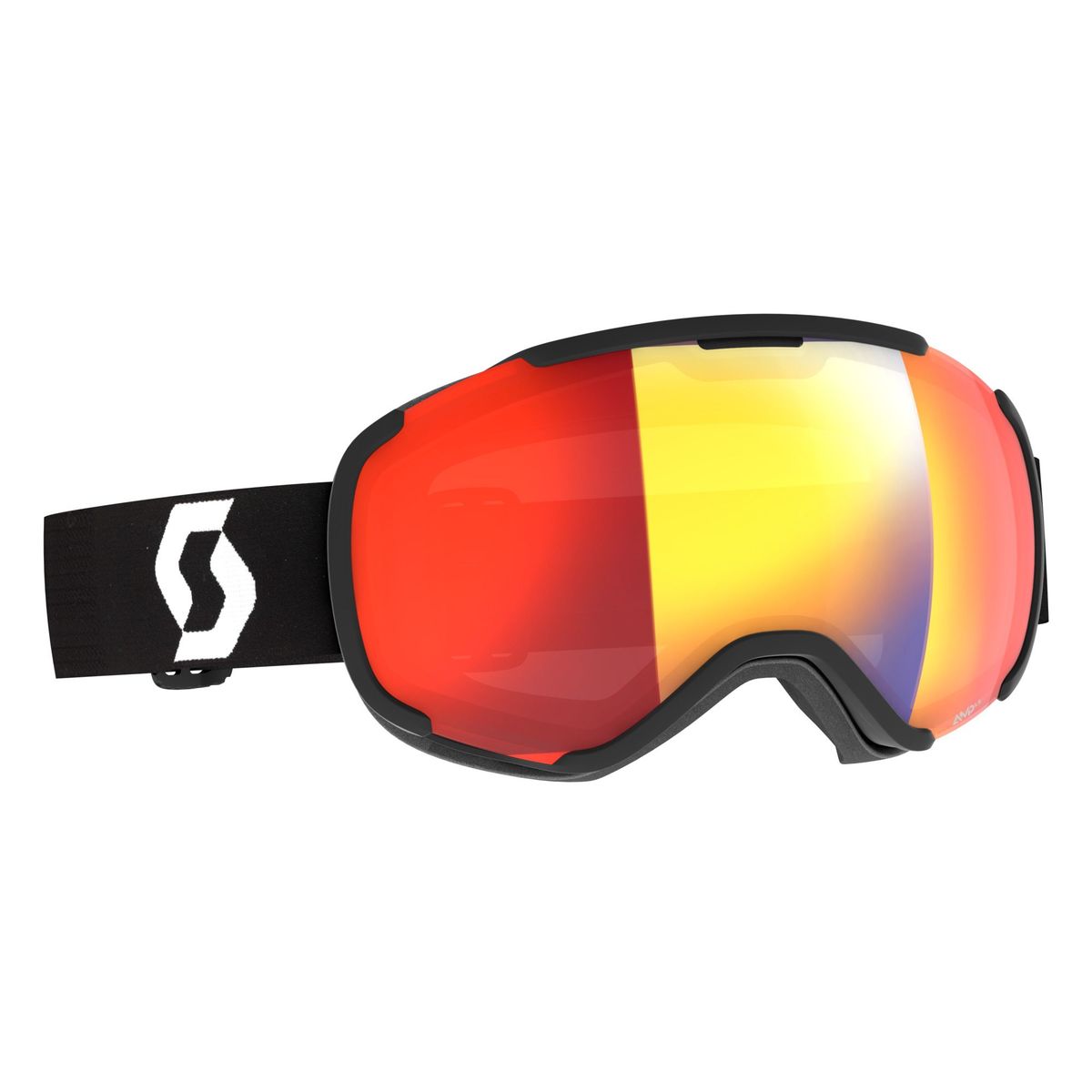 Scott Faze II LS skibril zwart/rood