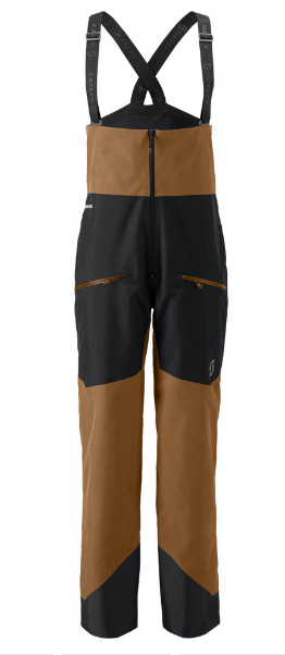 Scott Vertic Gore-Tex 2-laags skibroek zwart/bruin heren