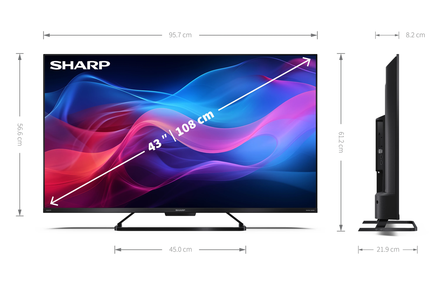 Sharp 43GR8265 Smart Gaming Google 144Hz TV