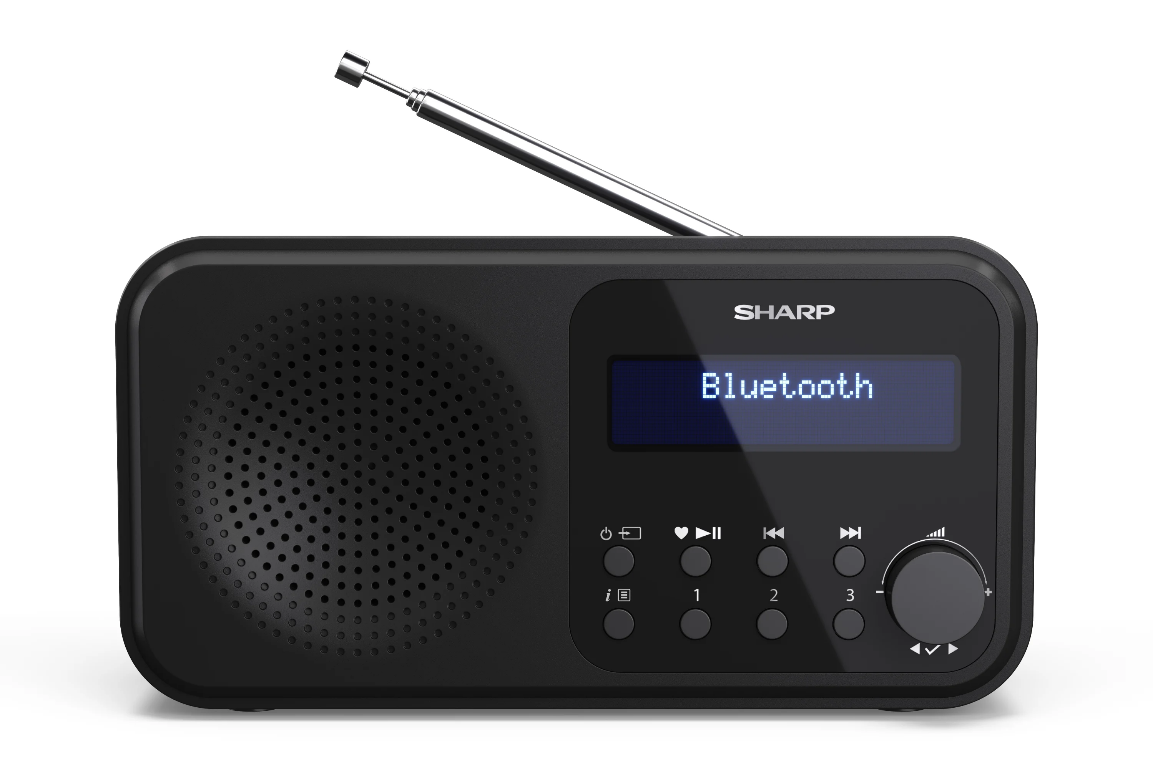 Sharp DR-P420BK ZWART radio met klok