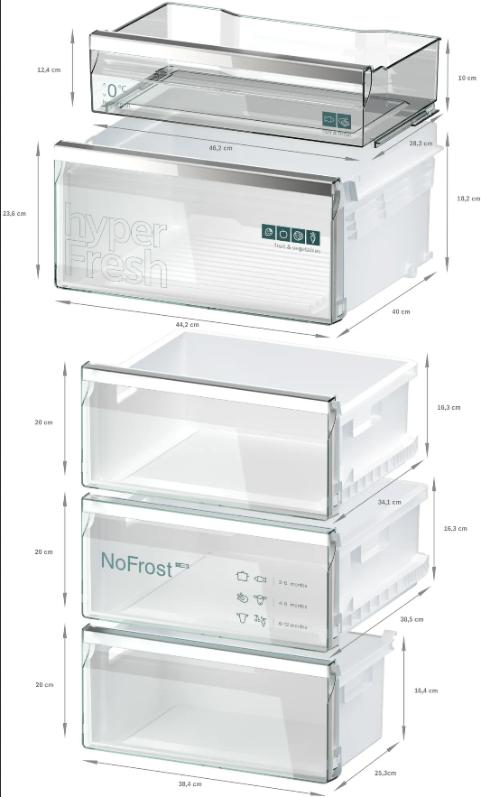 Siemens KG39NEXBF Koelvries combinatie met No Frost