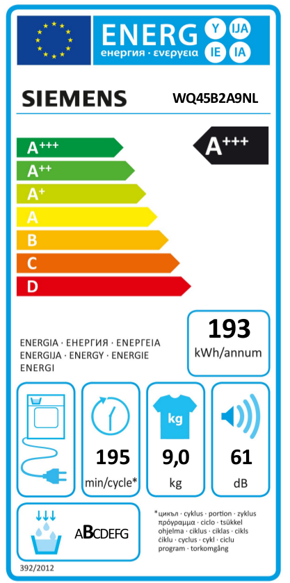 Siemens WQ45B2A9NL extra klasse model met 5 jaar garantie