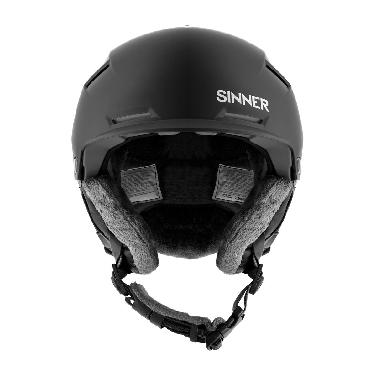 Sinner BEARTOOTH skihelm mat zwart/grijs