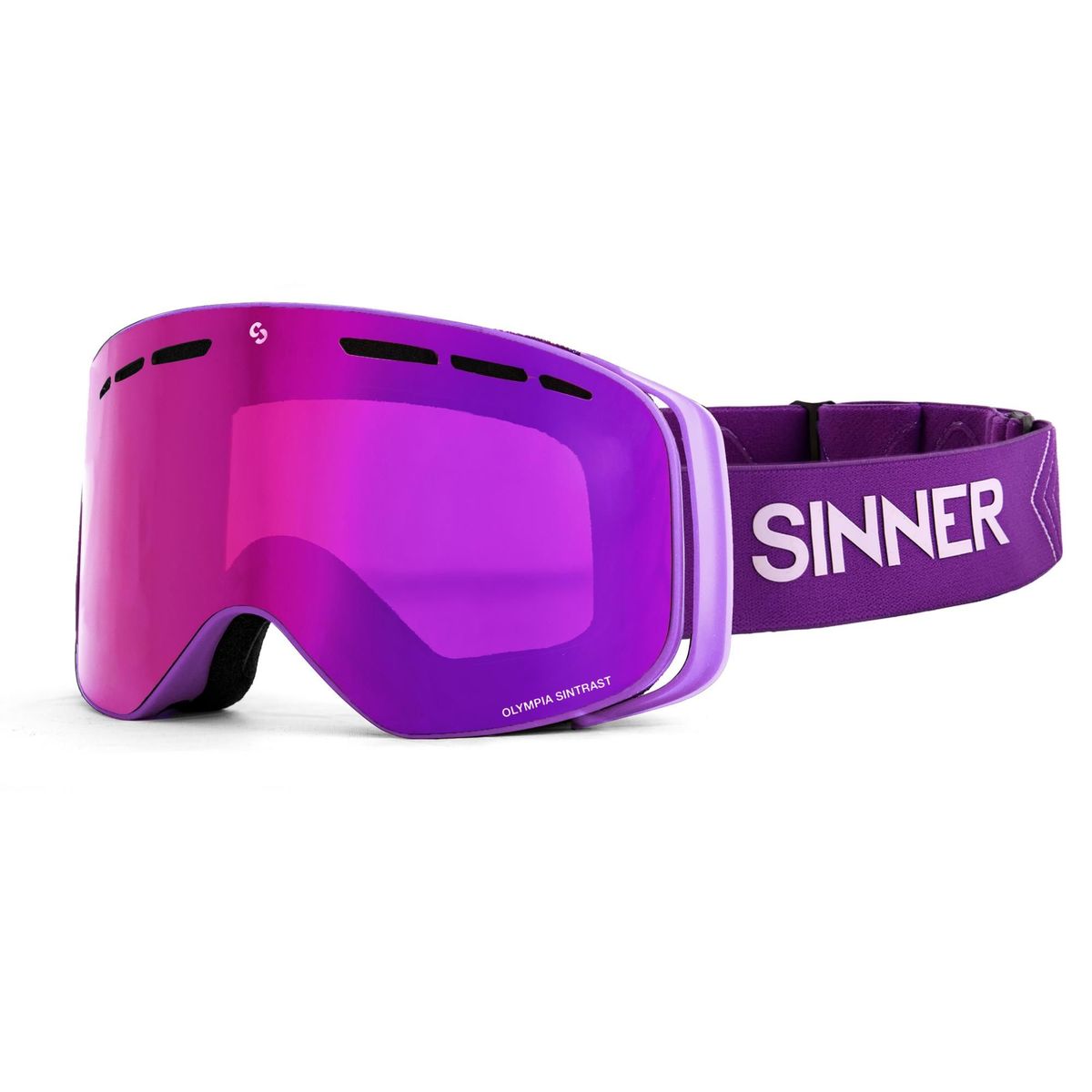 Sinner OLYMPIA+ skibril mat paars