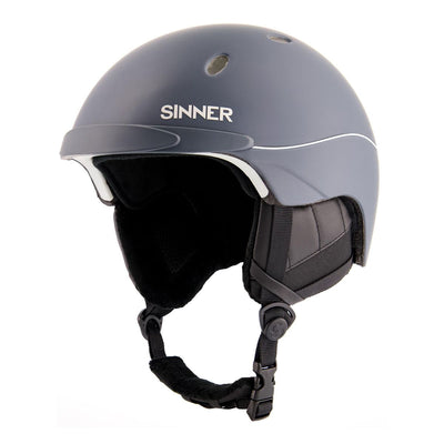 Sinner TITAN skihelm mat donker grijs