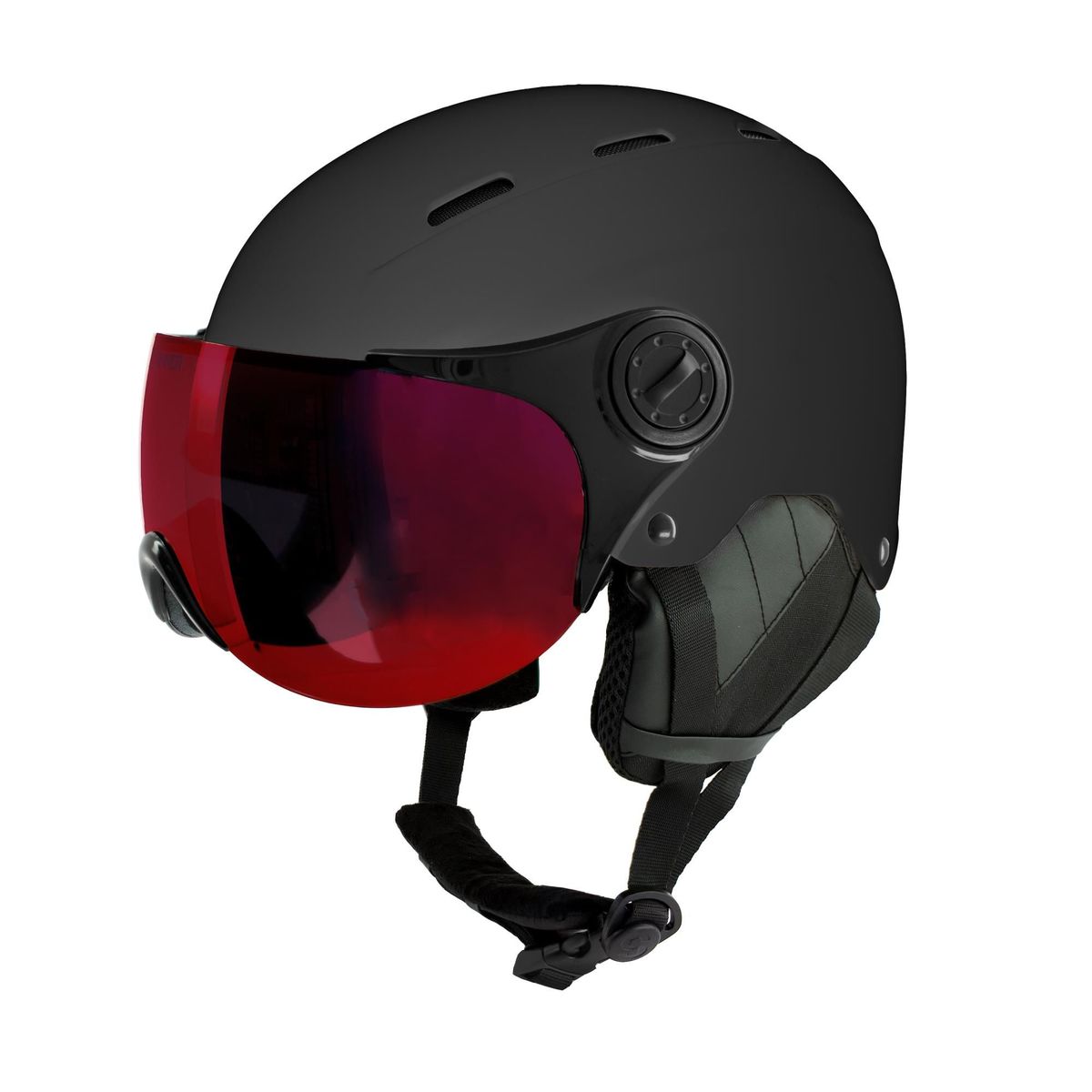 Sinner TYPHOON VISOR skihelm mat zwart