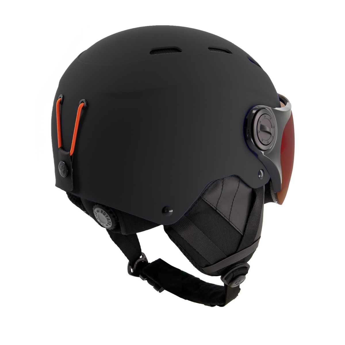 Sinner TYPHOON VISOR skihelm mat zwart