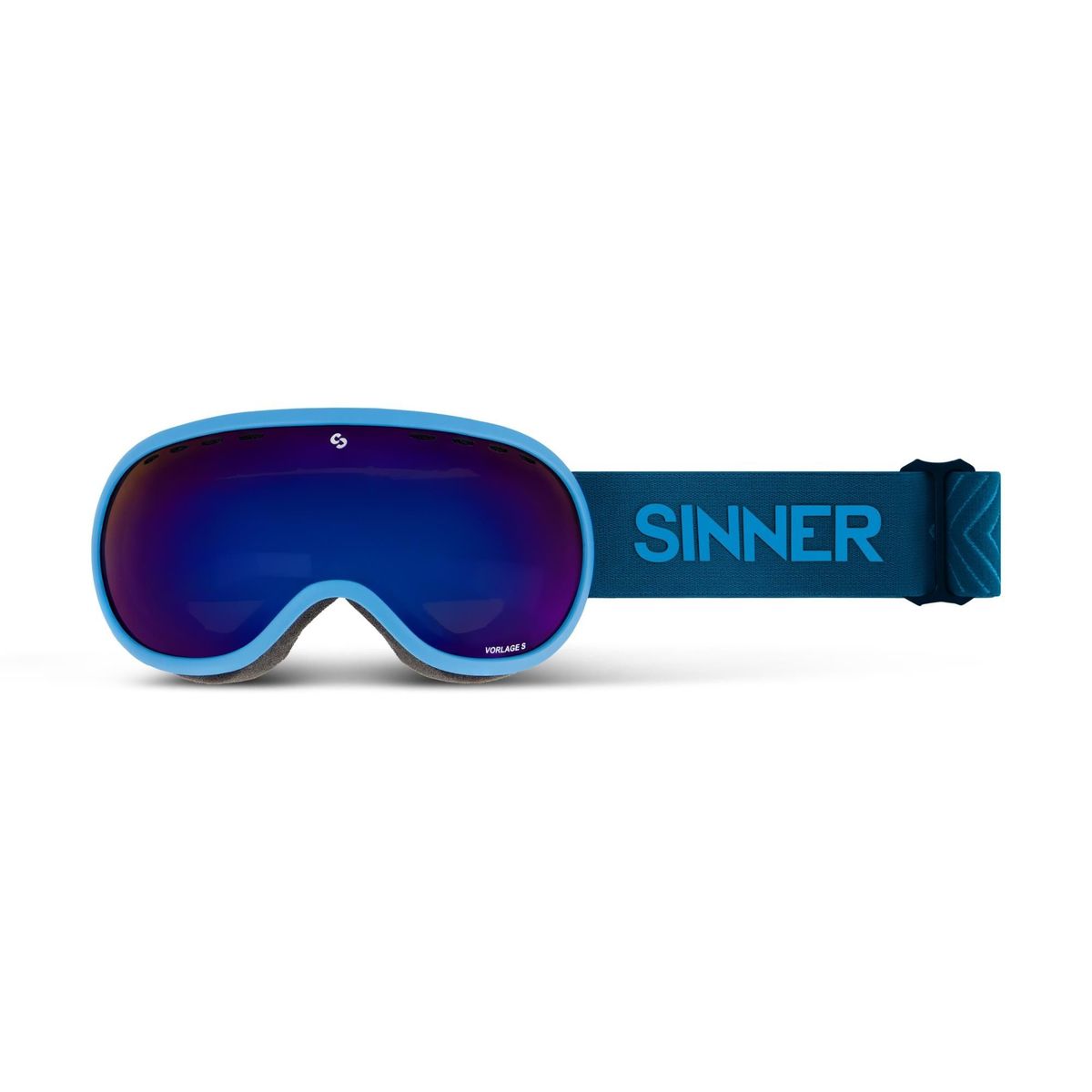 Sinner VORLAGE S skibril blauw