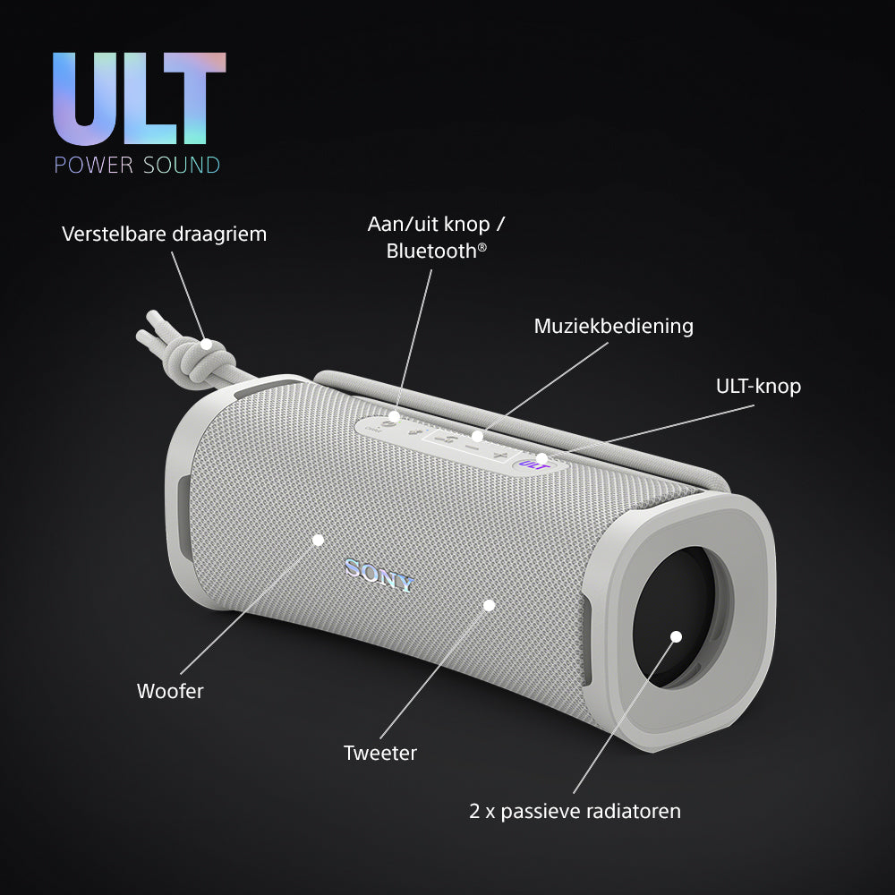 Sony SRSULT10W.CE7 Field 1 Bluetooth luidspreker
