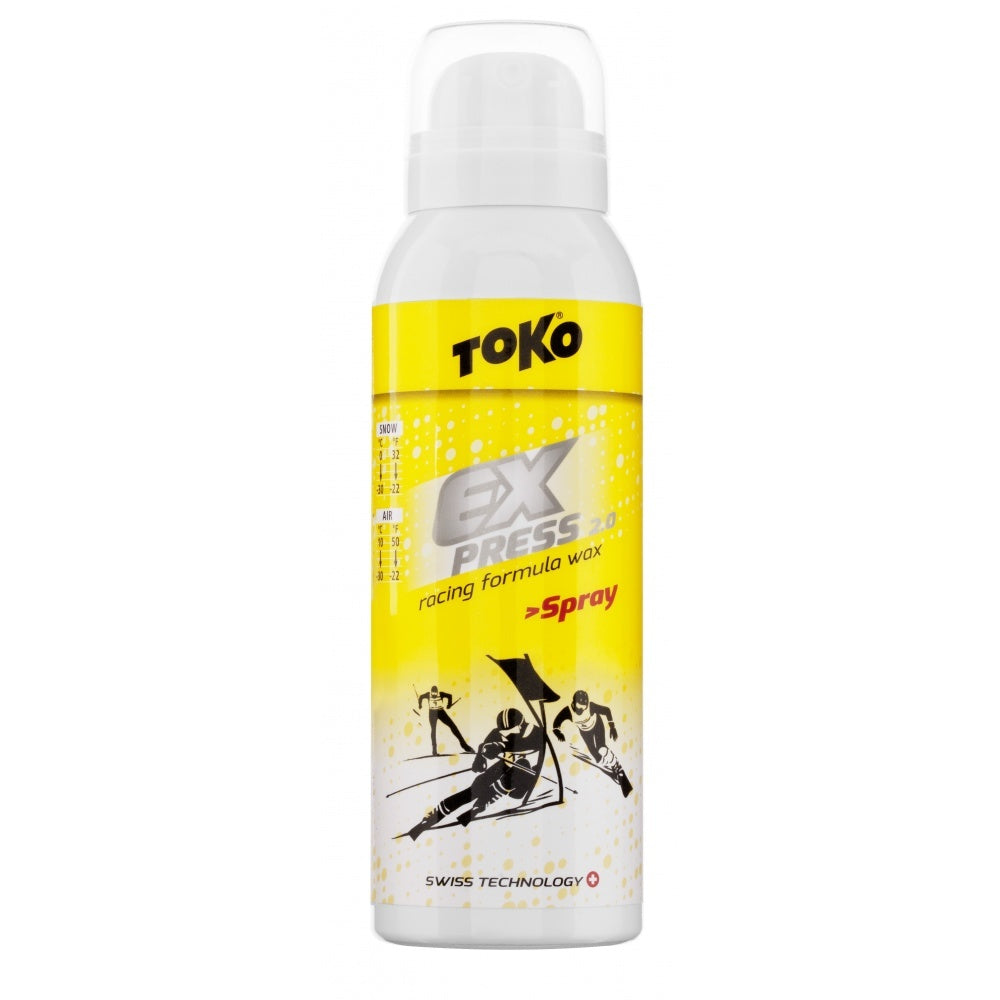 TOKO Express Racing Spray 125 ml vloeibare ski en snowboard wax