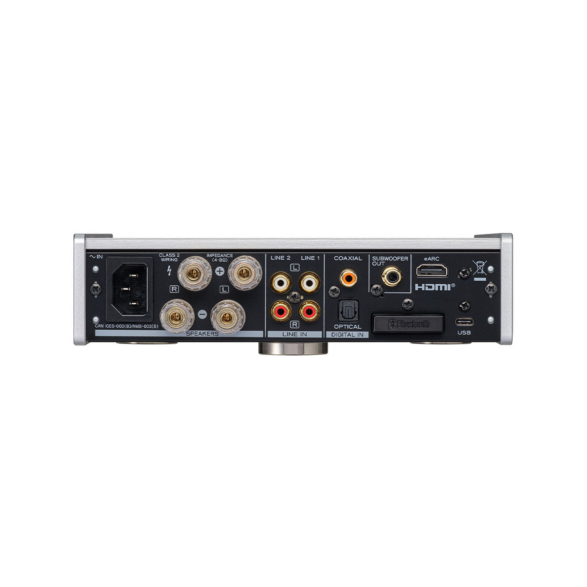 Teac AI-303 zilver Compacte Stereo Versterker met USB DAC