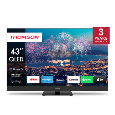 Thomson 43QG6C14 QLED Plus televisie met Google TV en front speaker