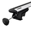 Thule Evo Raised Rail voeten voor Thule Evo dakdragers 4 stuks zwart