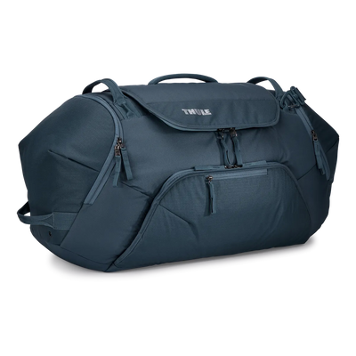 Thule RoundTrip Snow Duffel 80L ski- of snowboard duffeltas blauw/grijs