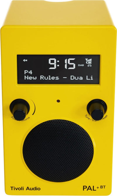 Tivoli PAL+BT YELLOW tafelradio