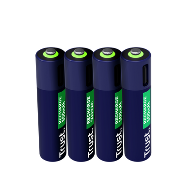 Trust USB-C Rechargeable batteries 4p-AAA