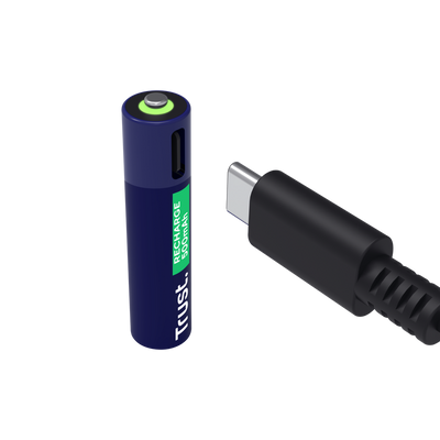 Trust USB-C Rechargeable batteries 4p-AAA