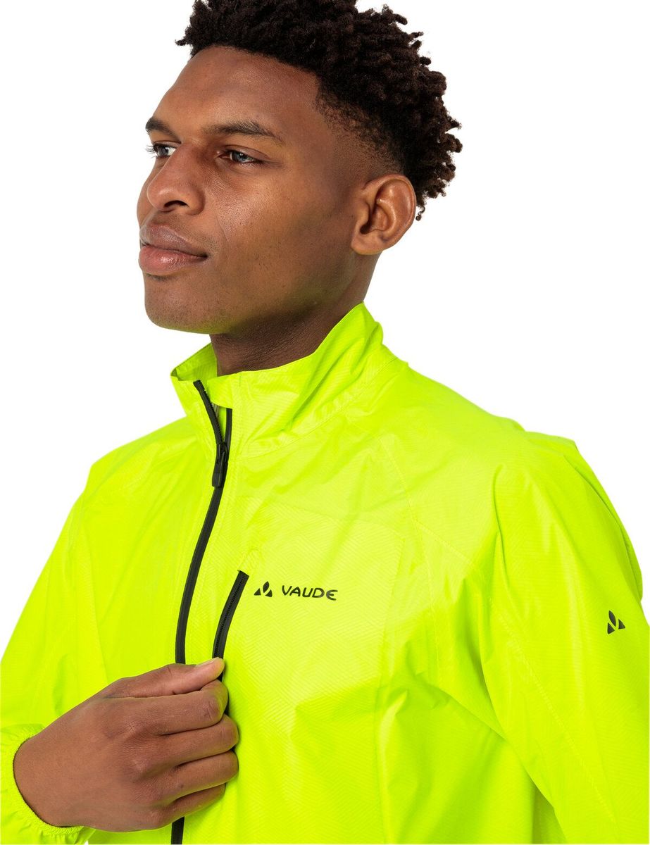 Vaude Drop III Regenjack neon geel heren