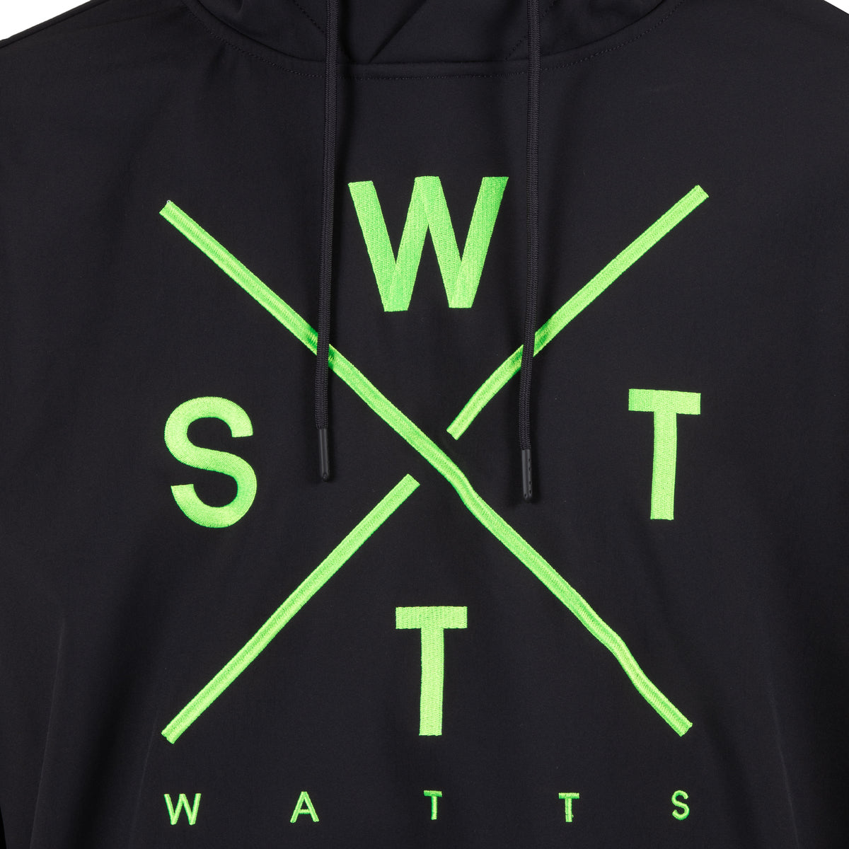 WATTS Orbital softshell ski jas lichtgrijs/groen