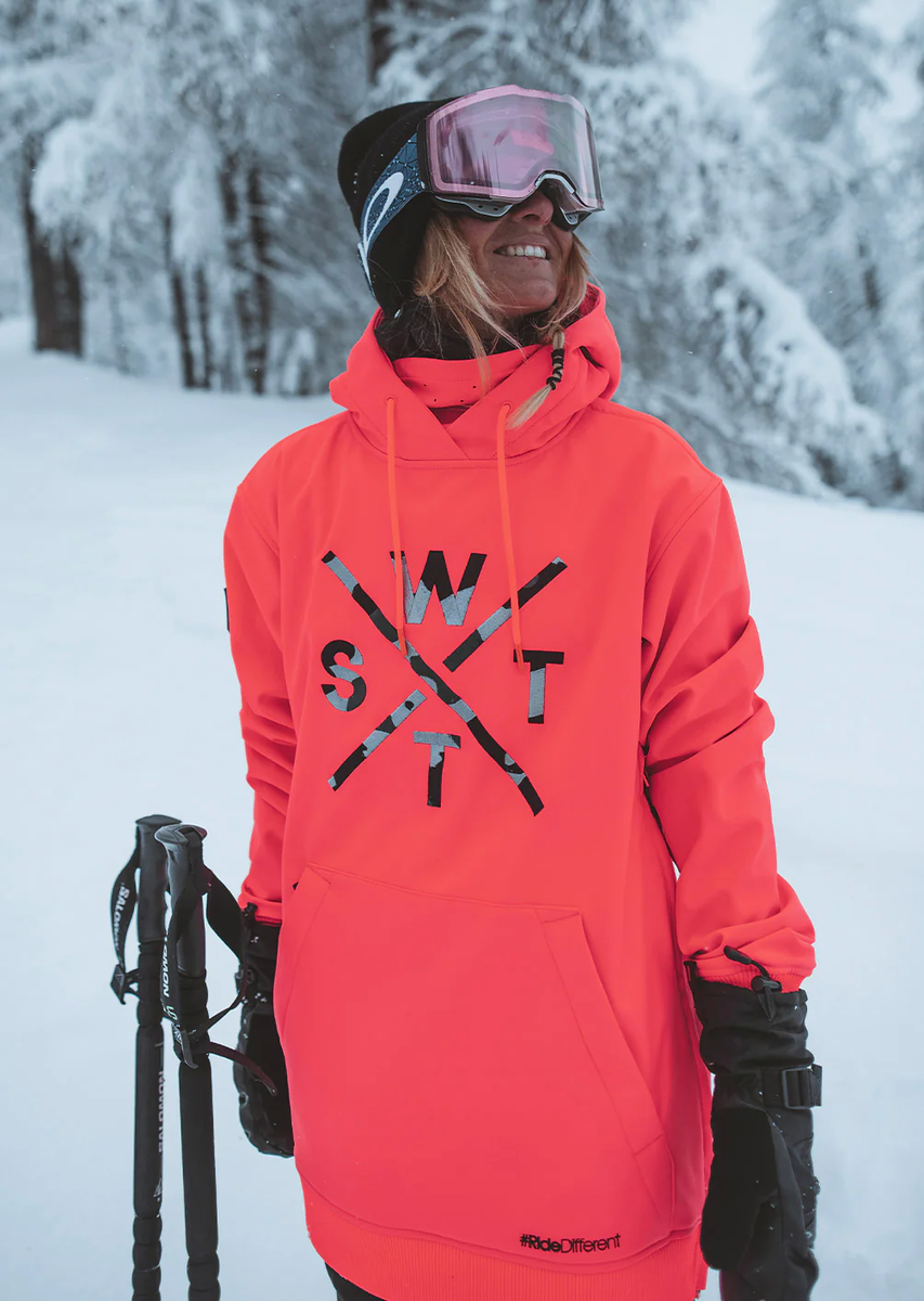 WATTS X-Orbital softshell ski jas roze dames