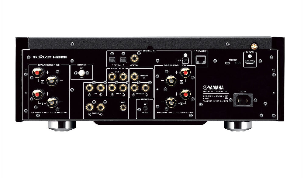 Yamaha R-N2000A zwart Netwerk receiver en 400,= inruilkorting voor oude receiver