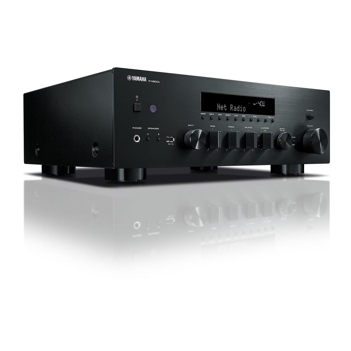 Yamaha R-N600A ZWART Netwerk receiver met MusicCast