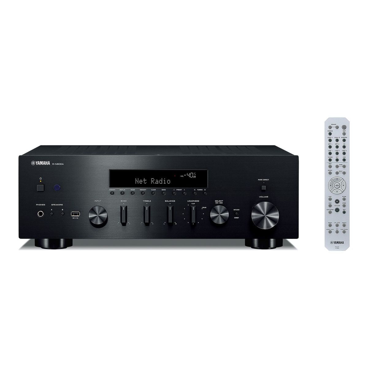 Yamaha R-N600A ZWART Netwerk receiver met MusicCast