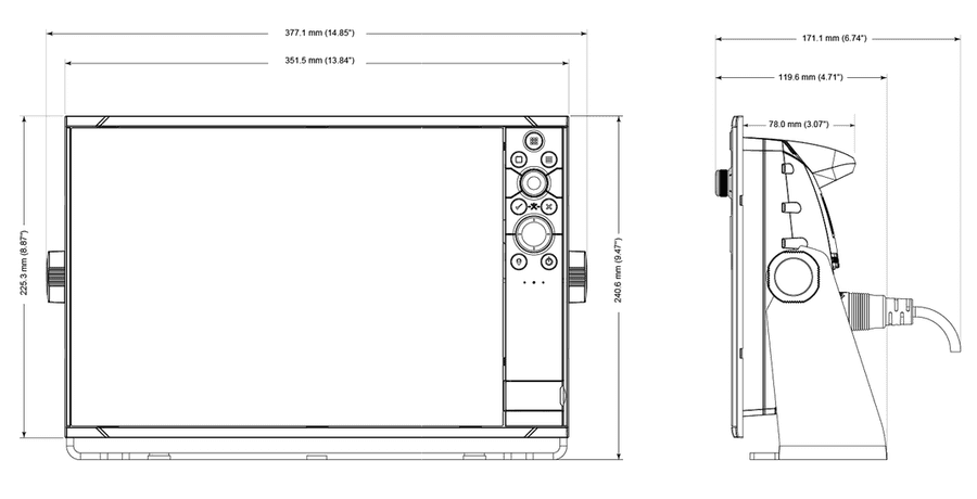 B&G Zeus³S 12" kaartplotter