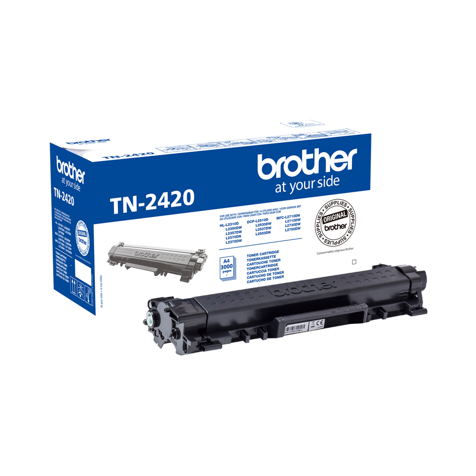 Brother TN-2420 geschikt voor ca. 3000 pagina´s printen