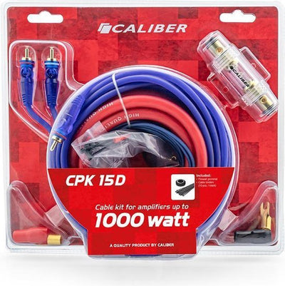 Caliber CPK15D voor versterker tot 1000 Watt