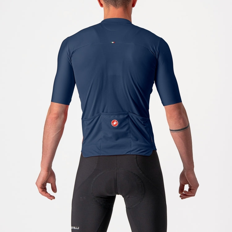 Castelli Prologo 7 fietsshirt korte mouwen blauw heren