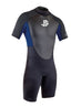 JS Watersports Maui Flex 3/2 shorty wetsuit zwart/blauw heren