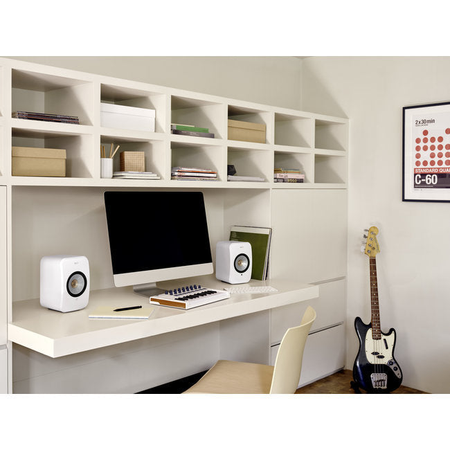 Kef LSX II set in wit all-in-one luidsprekersysteem