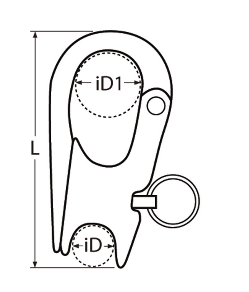 Marinetech 8290466 Snapsluiting met Schootgeleiding 66mm