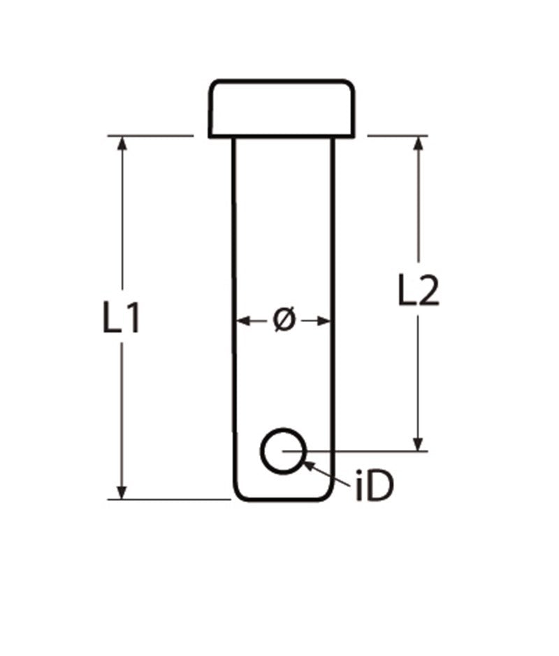 Marinetech Borstbout 12x30 mm (2 stuks)