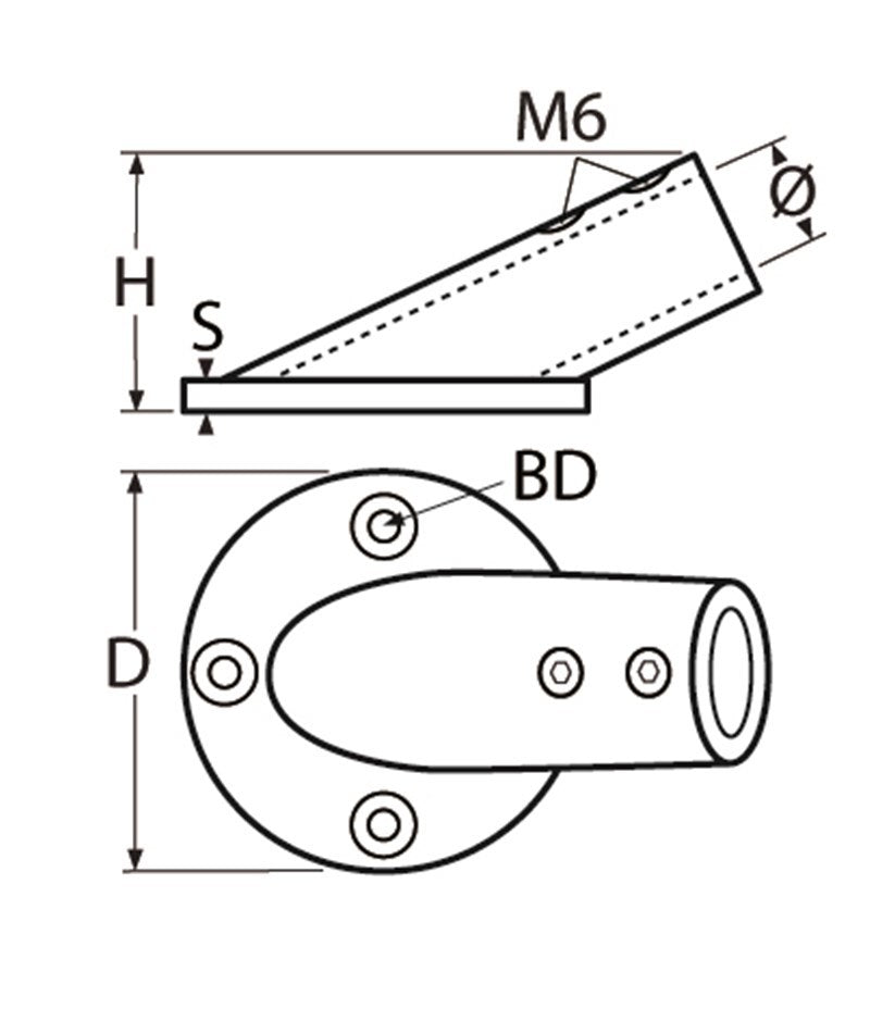 Marinetech Scepterpot 30° 25x71,0mm