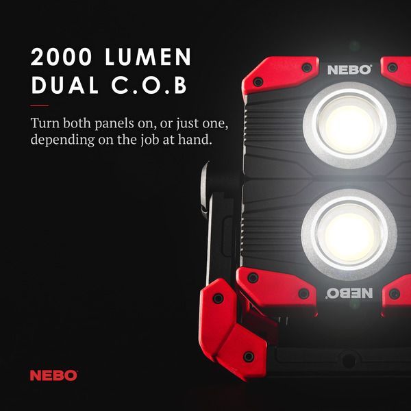 Nebo Omni 2K werklamp oplaadbaar