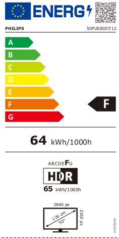 Philips 50PUS8007/12 smart televisie met Ambilight