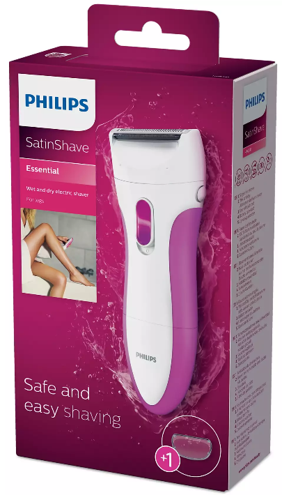 Philips HP6341/00 ladyshave droog en nat scheren