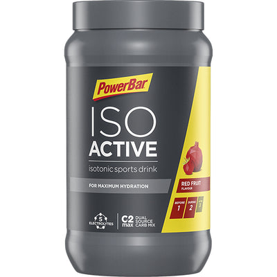 PowerBar IsoActive rode vruchten isotone sportdrank 600 gram