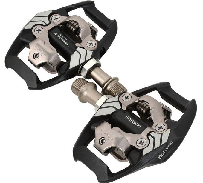 Shimano PD-MX70 MTB pedalen met SM-SH51 plaatjes