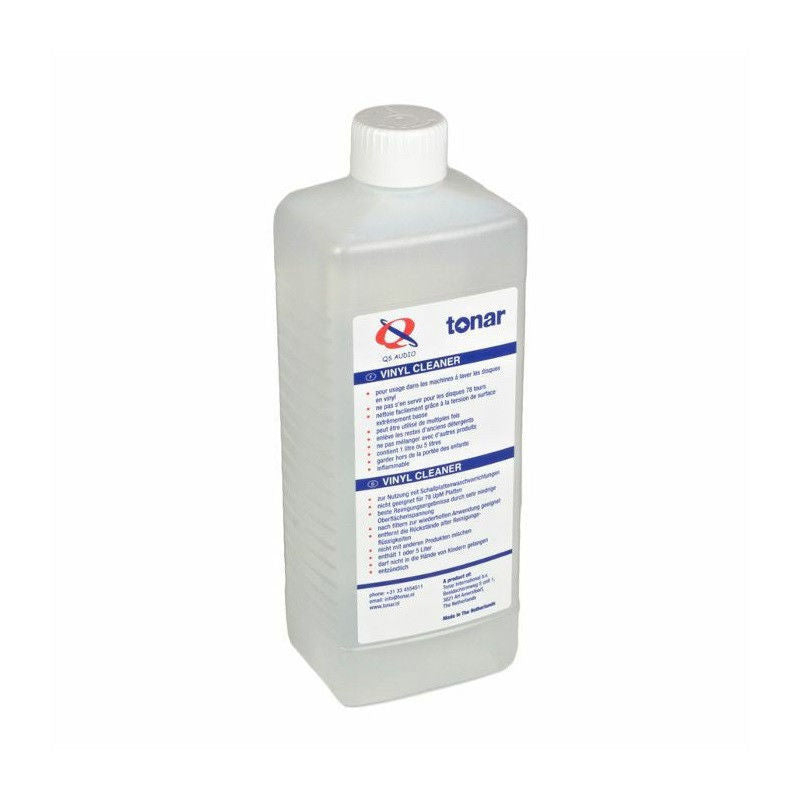 Tonar QS 1.0 LITER VLOEISTOF Vinyl Cleaner Voor De Disco Antistat Platenreinigers