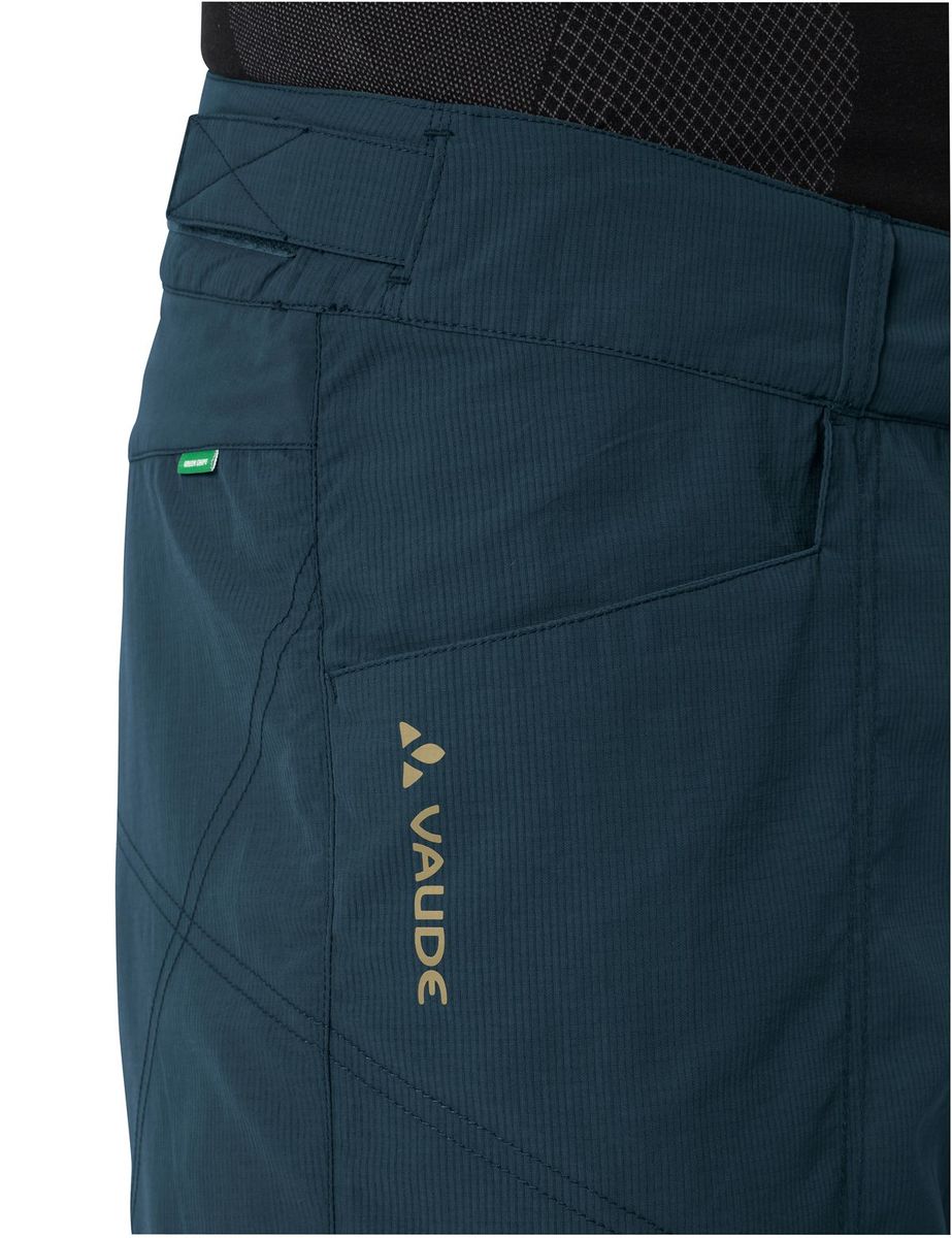 Vaude Tamaro MTB fietsbroek kort blauw heren